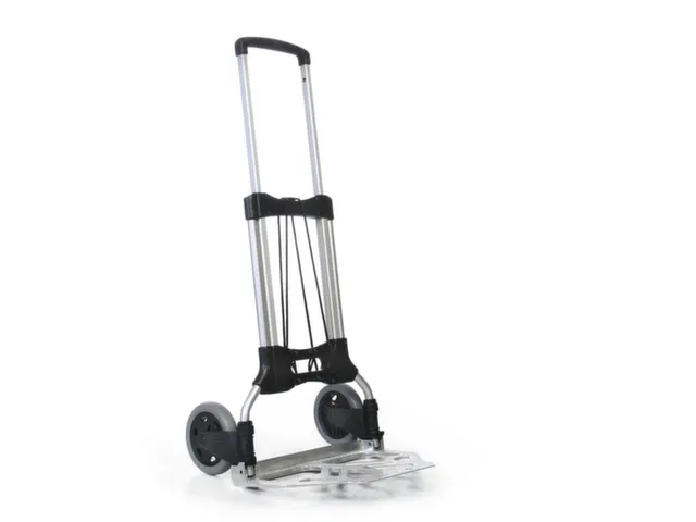 aluminium steekwagen 125kg steekplaat BxD 490x320mm inklapbaar