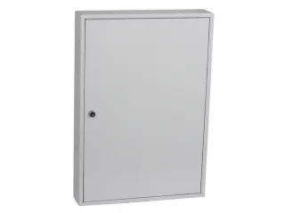 sleutelkast,100haak,HxBxD 550x380x80mm,romp grijs,front grijs - 1
