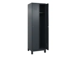 locker,HxBxD 1950x600x500mm,2vak,vak B 300mm,cil.-slot,voeten