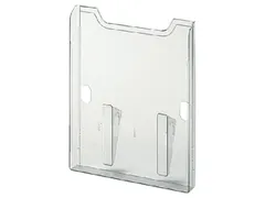 Folderhouder Exacompta Wand A4 1 vak Eindbox Helder Transparant
