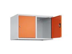 opzetkast,v. locker,2vak.,vak B 400mm,HxBxD 500x800x500mm,cilinderslot