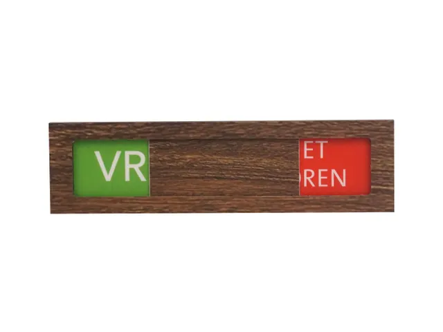 Premium Schuifbord Donker Houtlook Wit Niet Storen 150x40mm