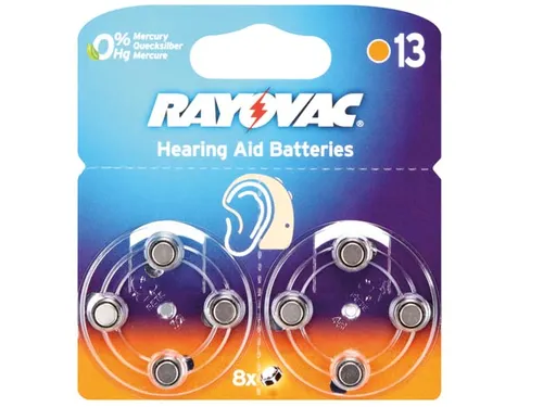 Rayovac Zinc AIR Knoopcel 1.45V-290mA 4606.745.418 (8ST/BL)