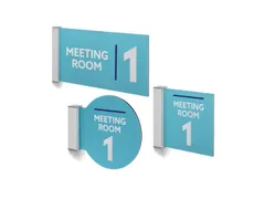 Wandpaneel Click 210mm Aluminium Deurbord Muurbewegwijzering