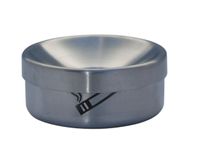 Veiligheidstafelasbak 0.2l HxØ 40x90mm Rvs Blank Gelakt