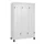 Z-garderobekast,HxBxD 1950x1200x500mm,vak B 200/400mm,draaigrendel