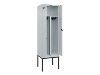 PBM-locker,HxBxD 2120x600x500mm,2vak,vak B 300mm,draaigrendel - 1