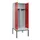 PBM-locker met bank,HxBxD 2120x800x815mm,2vak,vak B 400mm