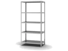 magazijnstelling,grondveld,HxBxD 2000x1000x500mm,vaklast 350kg