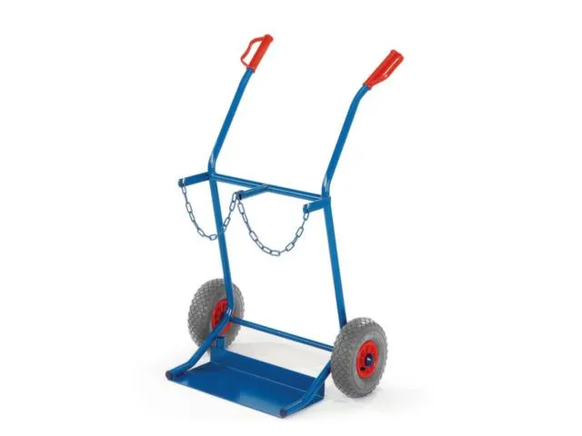 Flessenkar Draagvermogen 100Kg 2X20L-Fles Luchtbanden Ral5010 staal