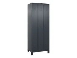 locker,HxBxD 1950x750x500mm,3vak,vak B 250mm,cil.-slot,voeten