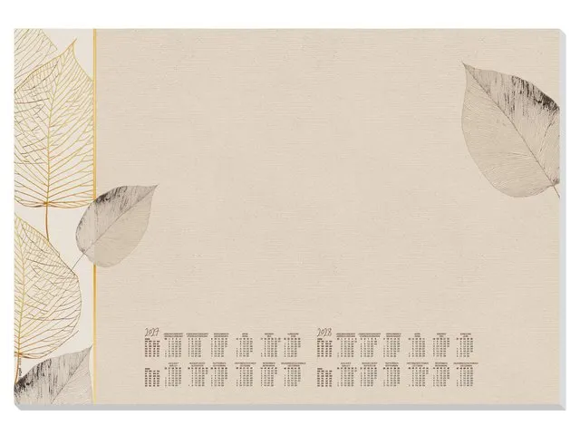Designonderlegger Sigel Natural Leaves 27/28 59,5x41cm 30 vel 80 grams
