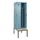 locker met bank,voor scheiding van kleding,HxBxD 2120x600x815mm,2vak