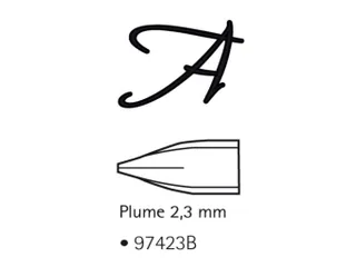 Kalligrafie vulpen 2,3mm - 3