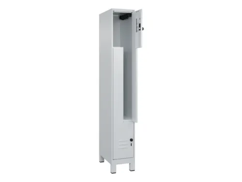 Z-garderobekast,HxBxD 1950x300x500mm,vak B 150/300mm,draaigrendel