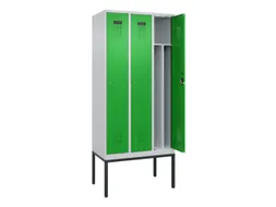 locker voor scheiding van kleding,HxBxD 2120x900x500mm,3vak