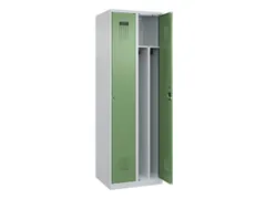 locker voor scheiding van kleding,HxBxD 1850x600x500mm,2vak