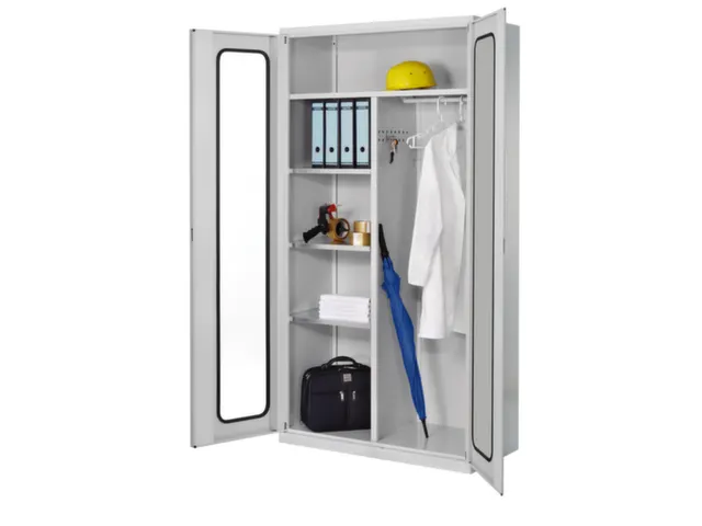 dossier-/kledingkast,HxBxD 1950x1000x500mm,kleur deuren RAL5010