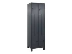 Z-garderobekast,HxBxD 1950x600x500mm,vak B 150/300mm,draaigrendel