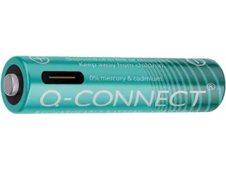 Q-CONNECT USB-C herlaadbare batterijen AAA, blister van 4 stuks - 6