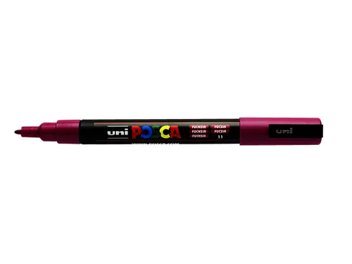 Verfstift Posca PC3M Fijne punt 0,9-1,3mm Fuchsia