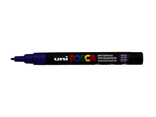 Verfstift Posca PC3M Fijne punt 0,9-1,3mm Paars - 2