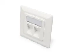 Plaque frontale Keystone Jacks 2x RJ45 3x RJ45 protection poussière