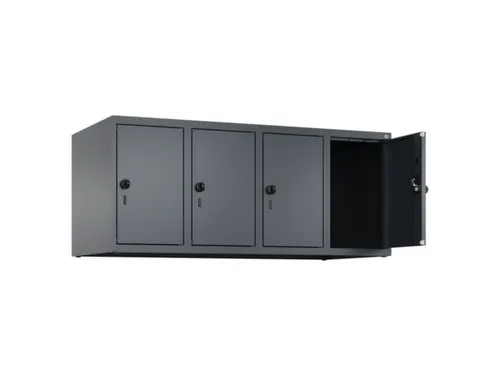 opzetkast,v. locker,4vak.,vak B 300mm,HxBxD 500x1200x500mm