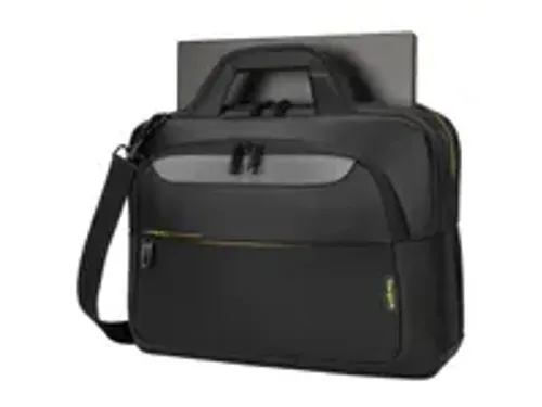 OUTLET Citygear 12-14 Inch topload Laptoptas Zwart Polyester