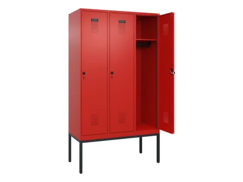 locker,HxBxD 2120x1200x500mm,3vak,vak B 400mm,draaigrendel