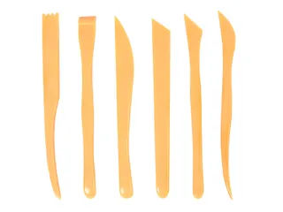 Boetseerspatel Conda set à 6 stuks 20 cm plastic - 1