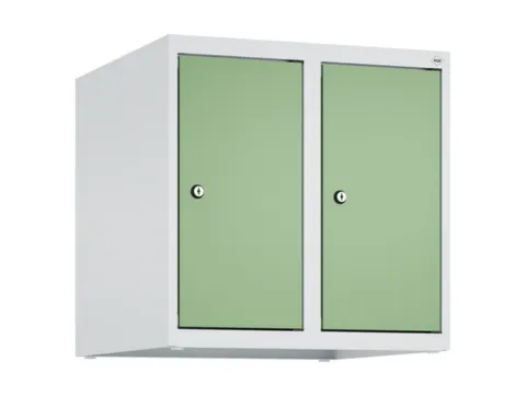 opzetkast,v. locker,2vak.,vak B 250mm,HxBxD 500x500x500mm,vleugeldeur