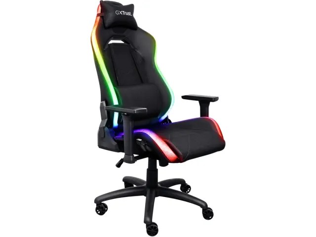 Gxt719 Ruya Gaming Chair 25185 RGB verstelbaar kunstleer zwart