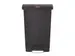 Slim Jim Step On conteneur Front Step synthétique 50 ltr noir, Rubber