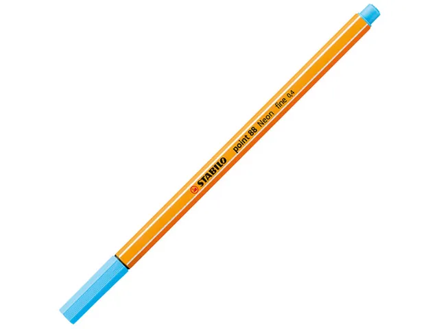 Fineliner STABILO point 88/031 fijn neon blauw