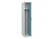 locker voor scheiding van kleding,HxBxD 1850x300x500mm,1vak