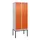 locker,HxBxD 2120x800x500mm,2vak,vak B 400mm,cil.-slot,voetonderstel