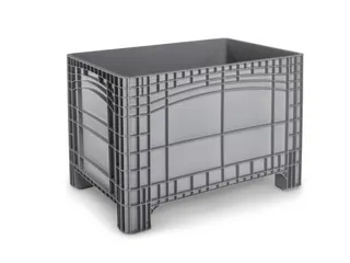 container met grote capaciteit,HxLxB 800x1200x800mm,535l,PE,grijs - 2