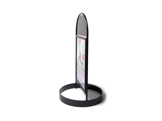 City Sign Elegant Staal 50x70 cm zwart
