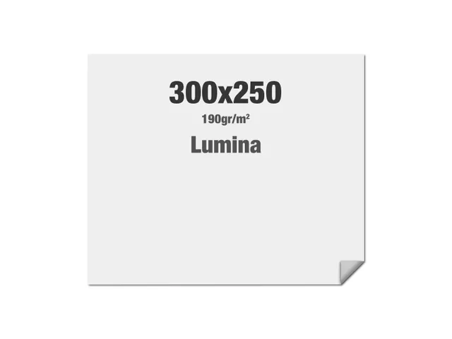 Print Lumina voor Brightbox Pro Flex Wand 300x250 cm