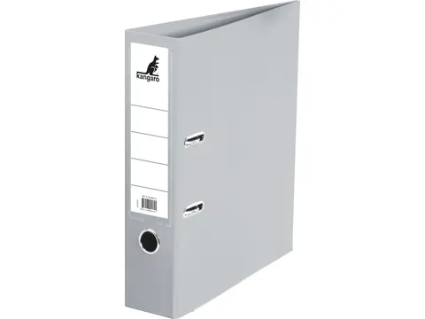 Ordner Kangaro A4 2 rings 75mm PP/Papier grijs