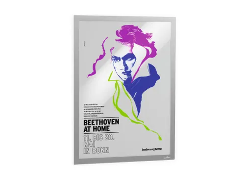 Duraframe Durable poster A2 zilvergrijs