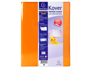 Schriftomslagen Kover transparant 24x32cm ass - 5