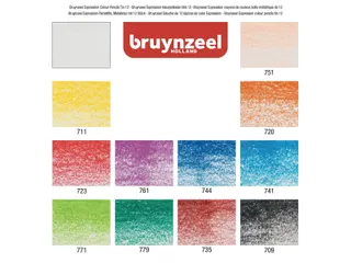 Kleurpotloden Bruynzeel Expression assorti blik à 12 stuks - 5