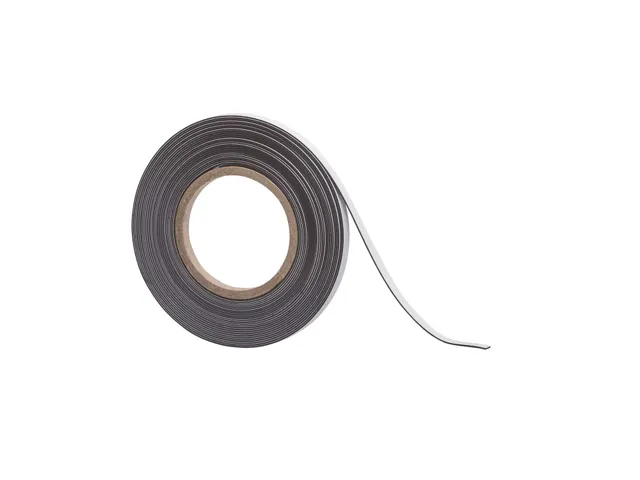 Bande magnétique MAUL 10mx10mmx1mm effaçable blanc