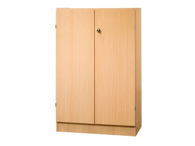 Kantoorkast 1270x800x420mm 2xhouten vloer romp front beuken