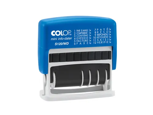 Woord-datumstempel Colop S120 mini info-dater 4mm frans