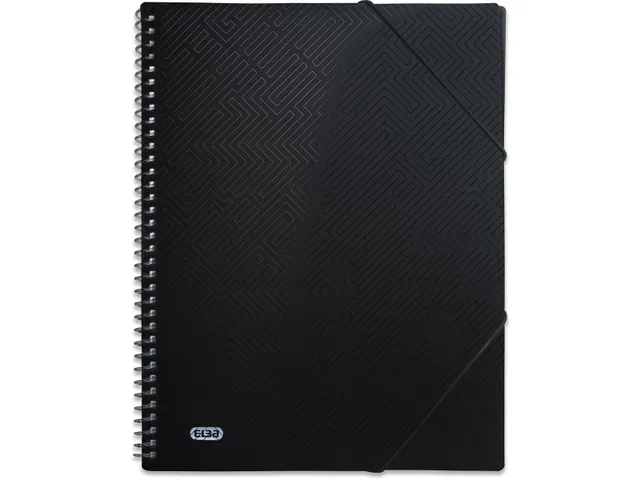 Urban showalbum met spiraal voor A4 40 tassen zwart
