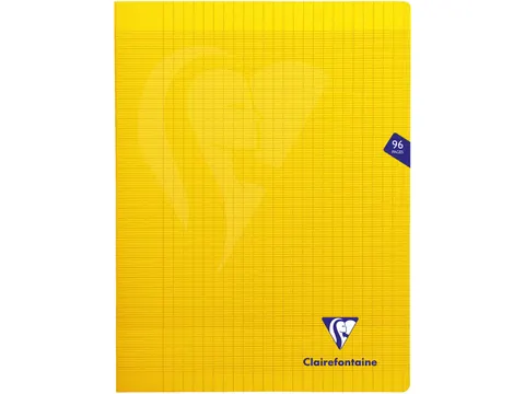 Schrift Mimesys A4+ 48 vel Seyès, kaft in PP Geel