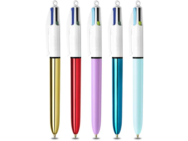 Stylo bille BIC 4 couleurs My BIC coffret 4 couleurs assorties